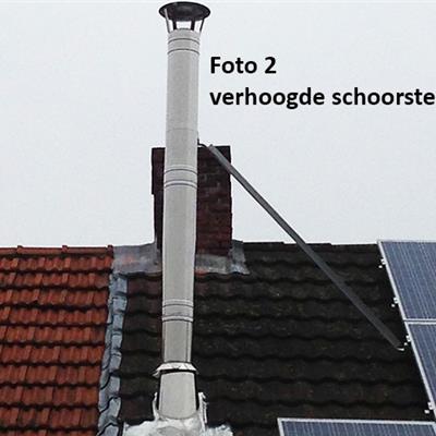 b_Nieuwe inox schoorsteen gemonteerd